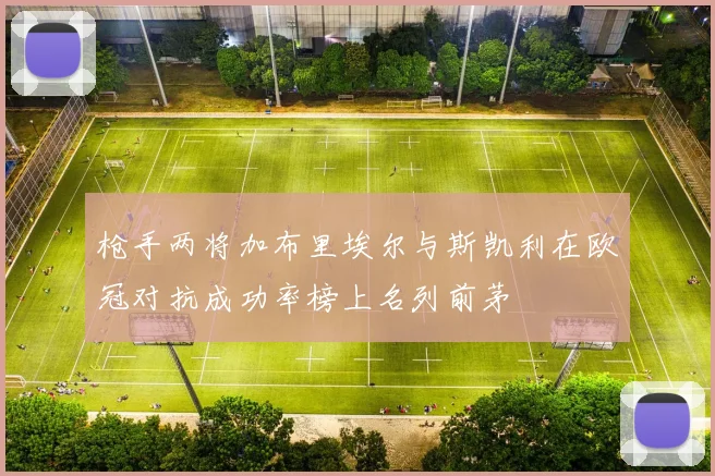 枪手两将加布里埃尔与斯凯利在欧冠对抗成功率榜上名列前茅